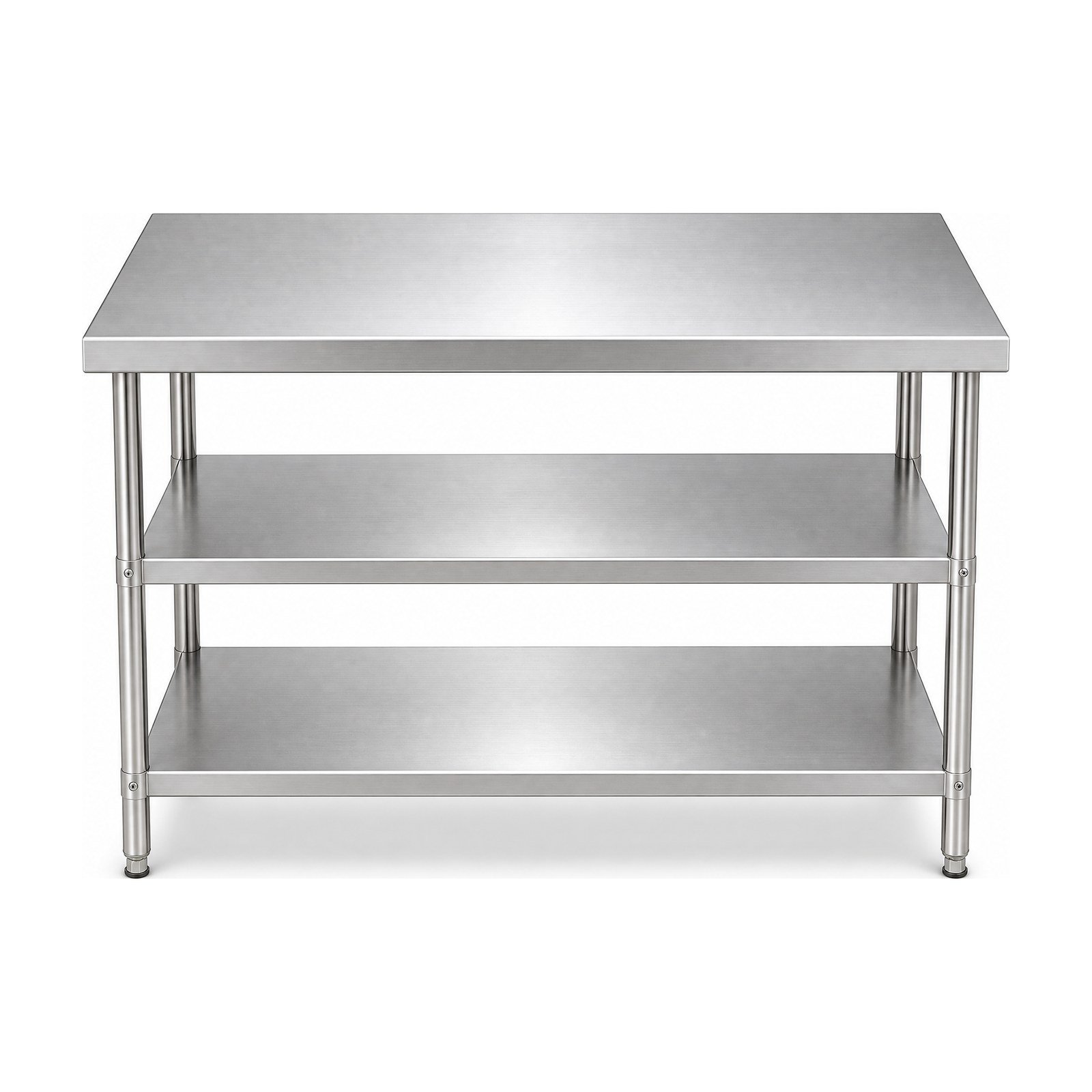 3-Tier Stainless Steel Work Table — product overview