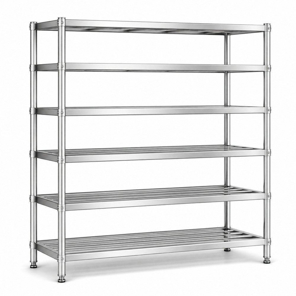 5 Tier Stainless Steel Storage Shelf — product overview