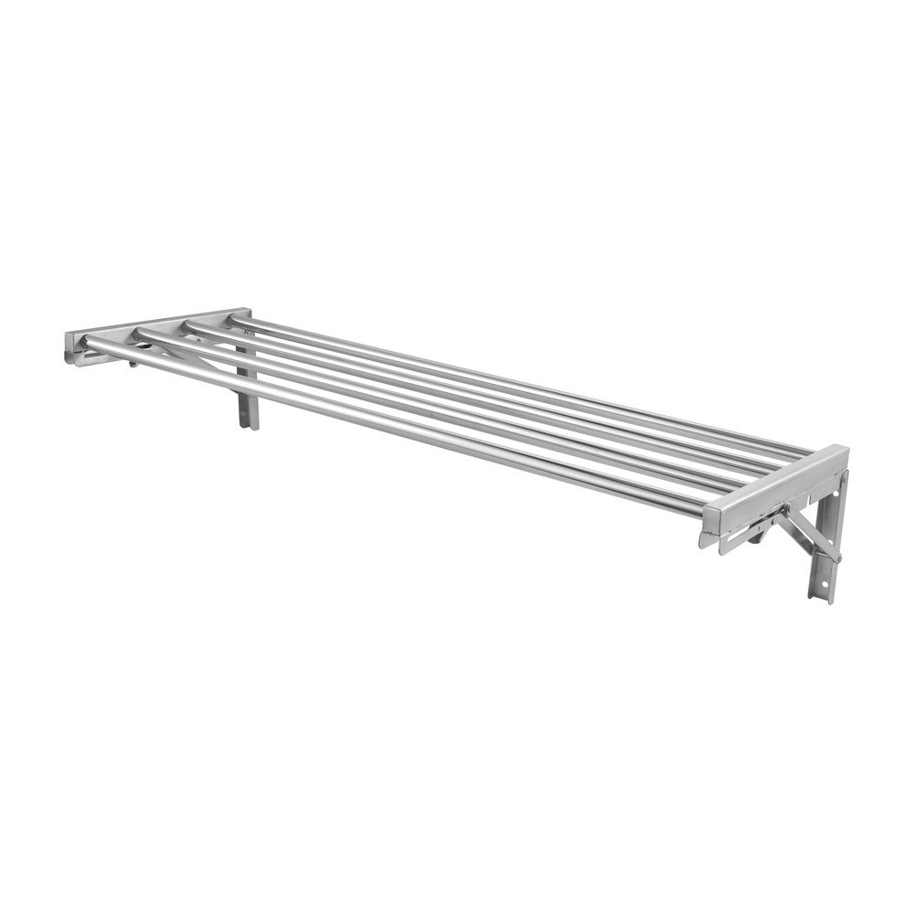 Foldable Wall Mounted Stainless Steel Shelf — product overview