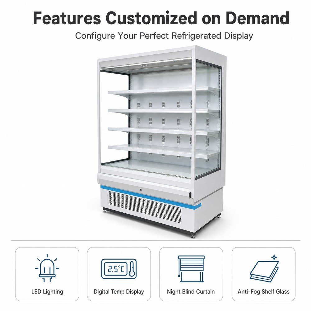 Glass Door Display Chiller Cabinet — key features