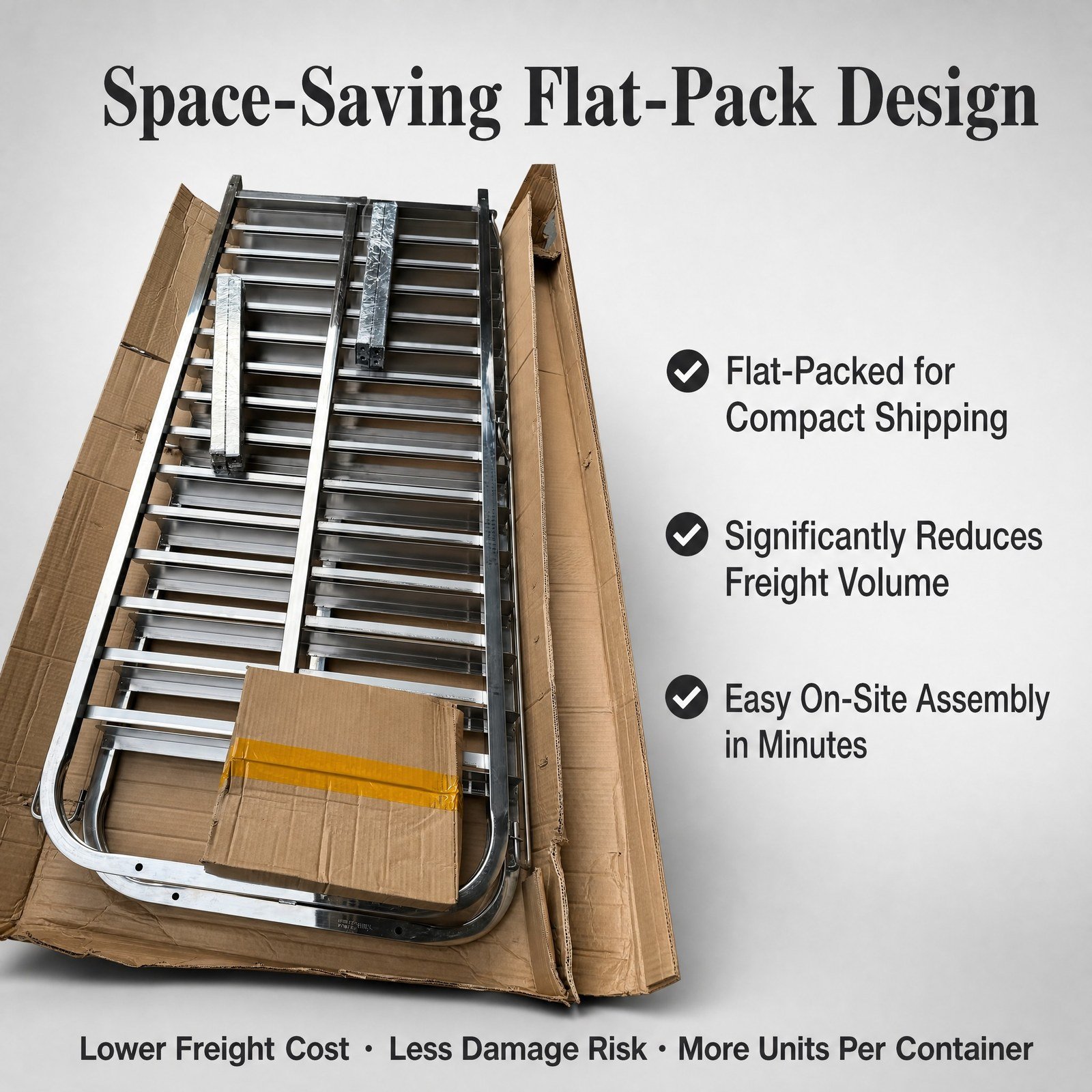 Mobile Sheet Pan Rack Trolley &mdash; key features