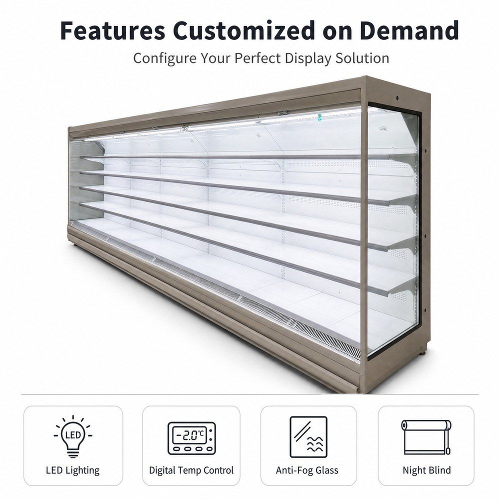 Open Multideck Display Chiller — key features