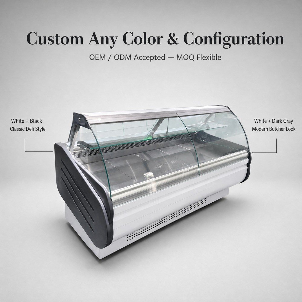 Refrigerated Deli Display Case — available configurations
