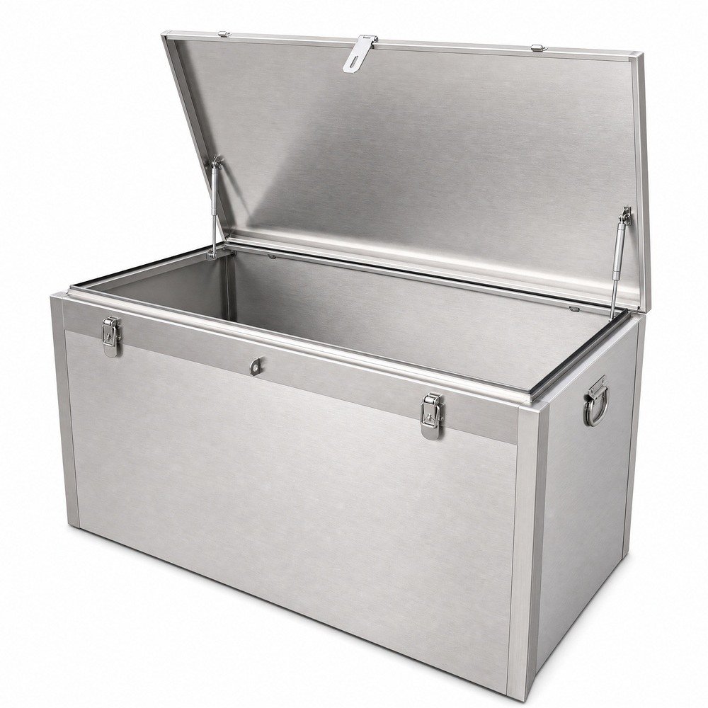 Stainless steel storage box — product overview