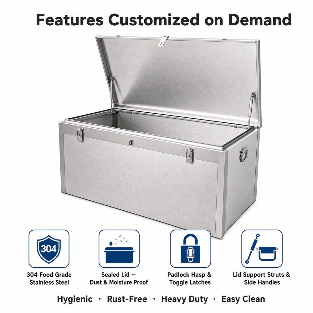 Stainless Steel Storage Box — key features