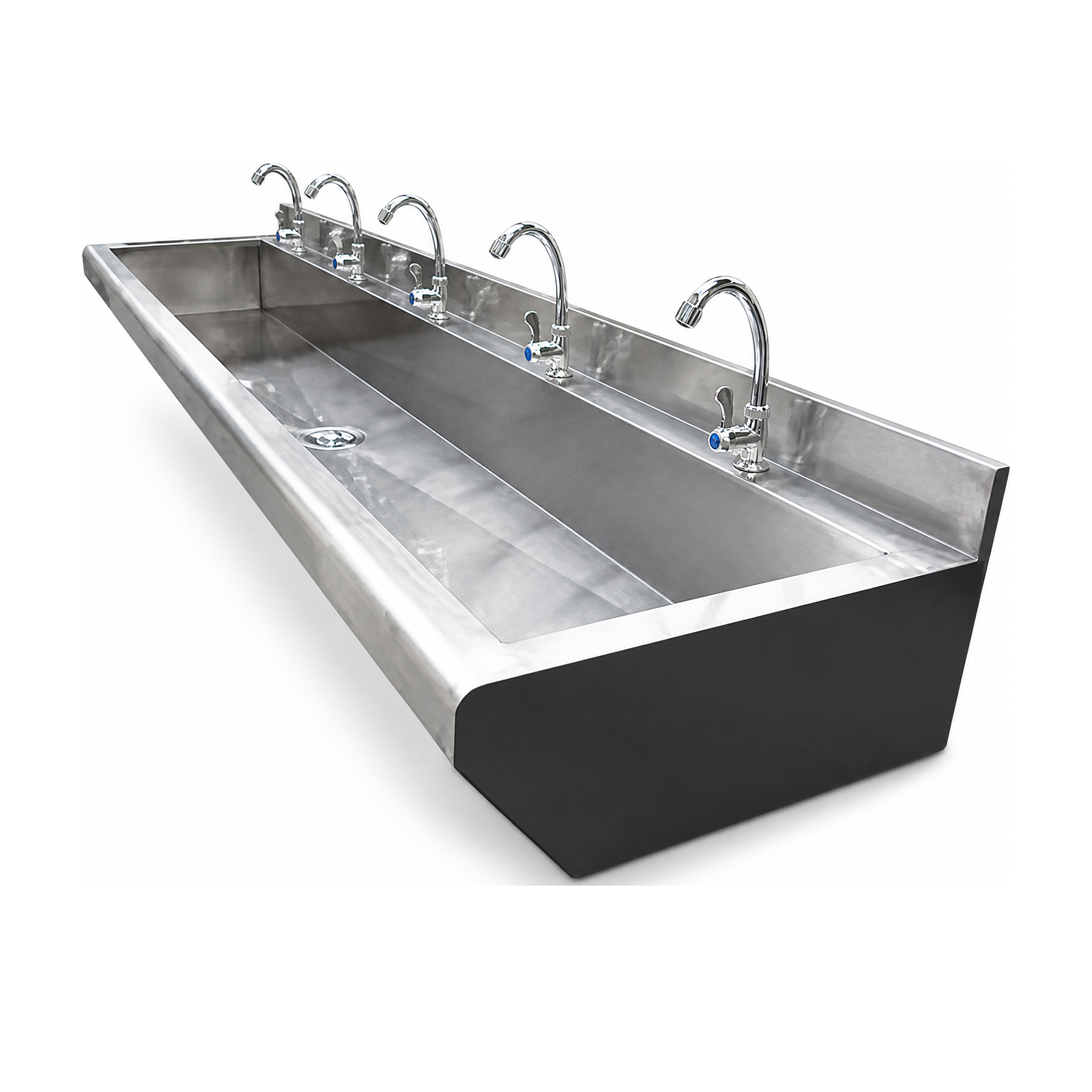 Wall-Mounted Trough Sink — dimensions